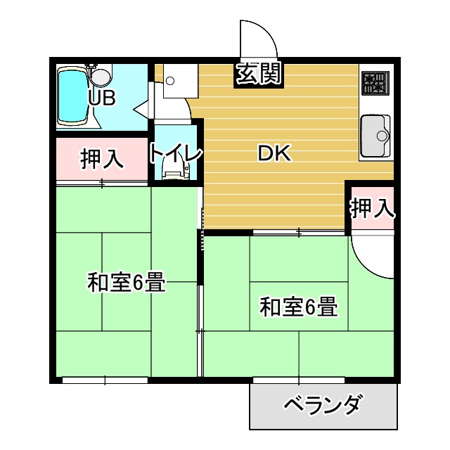 2階の間取り図