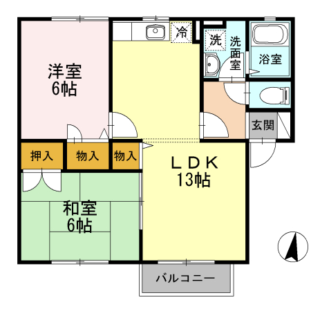1階の間取り図