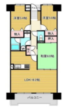 6階の間取り図