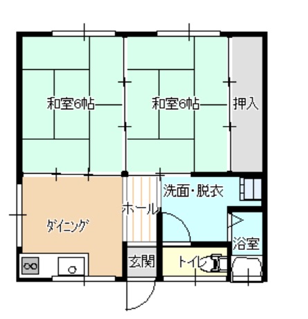 1階の間取り図