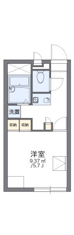 2階の間取り図