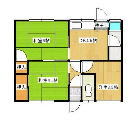 -階の間取り図