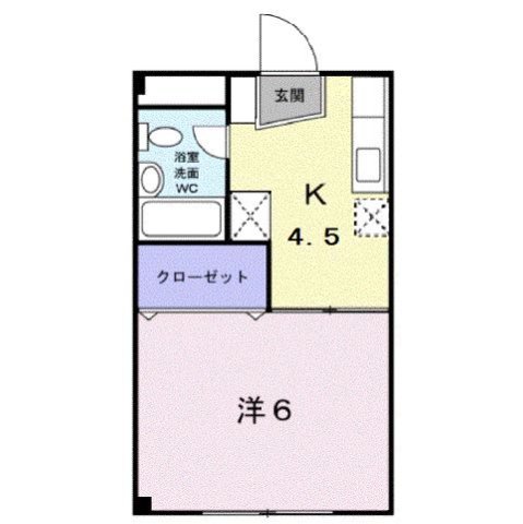 2階の間取り図