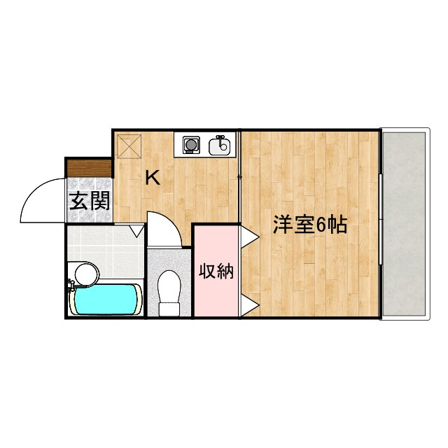 2階の間取り図