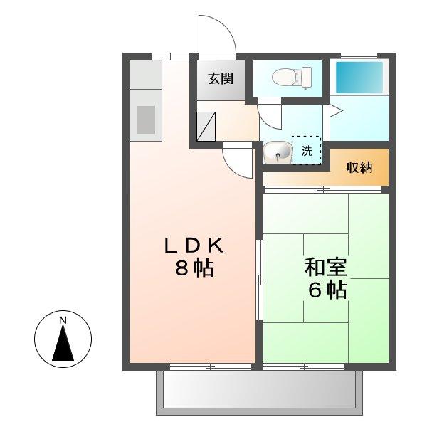 1階の間取り図