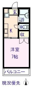 2階の間取り図