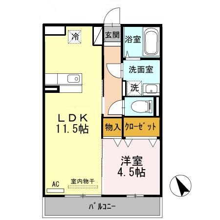 3階の間取り図
