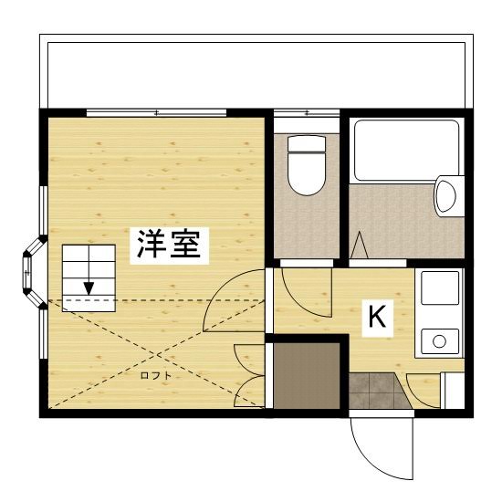 2階の間取り図
