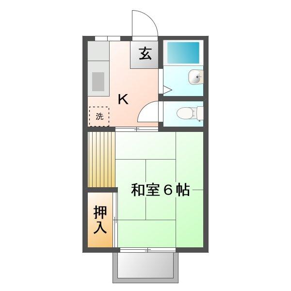 2階の間取り図