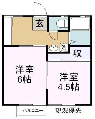 1階の間取り図