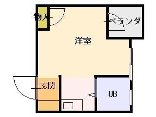 2階の間取り図
