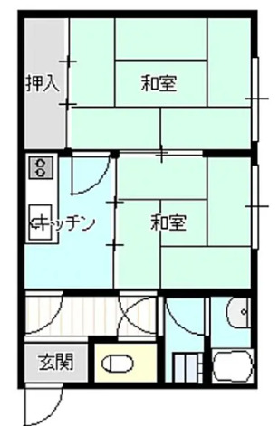 2階の間取り図