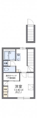 2階の間取り図