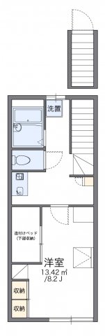 2階の間取り図