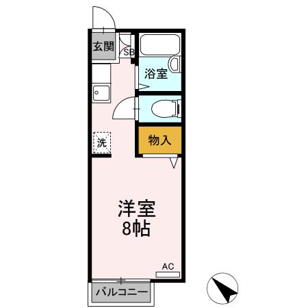 2階の間取り図