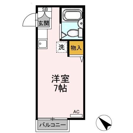 1階の間取り図