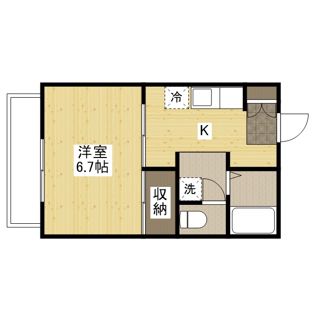 1階の間取り図