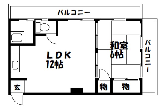 2階の間取り図