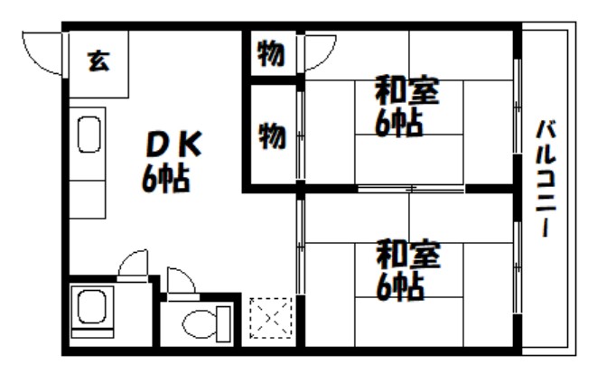 2階の間取り図