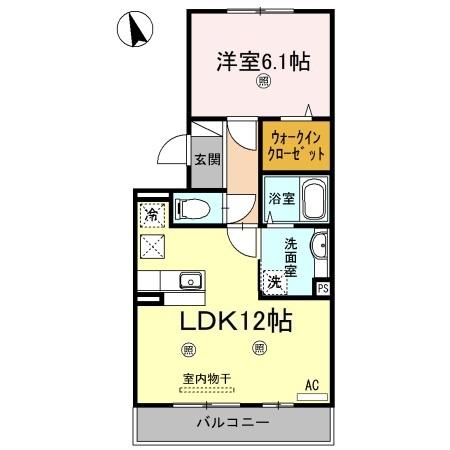 1階の間取り図