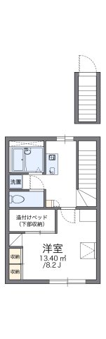 2階の間取り図