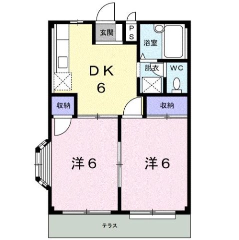 1階の間取り図