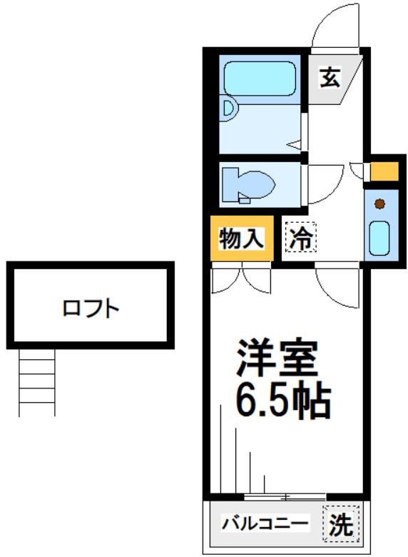 1階の間取り図