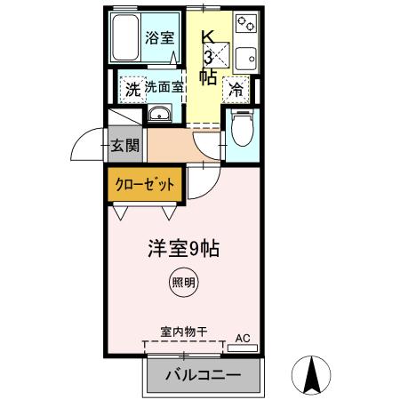 1階の間取り図