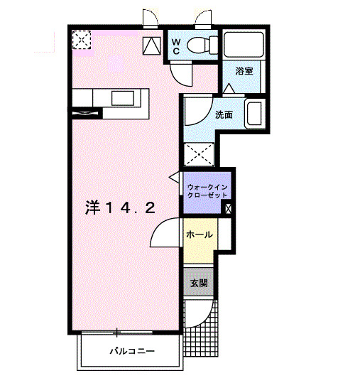 1階の間取り図