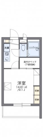 2階の間取り図