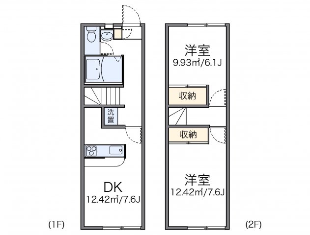 1階の間取り図