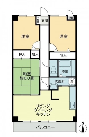5階の間取り図