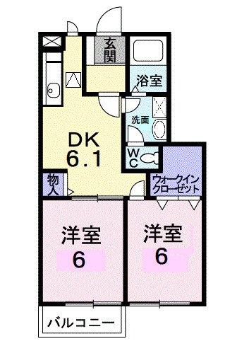 1階の間取り図