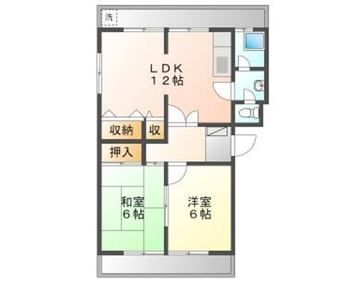 1階の間取り図