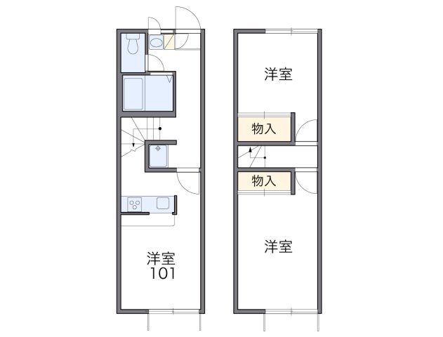 代表的な間取のため実際の間取とは異なる場合があります