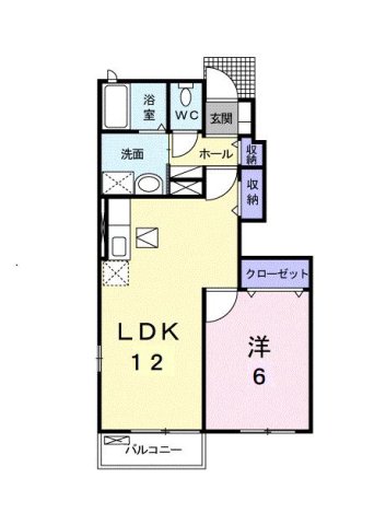 1階の間取り図