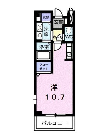 2階の間取り図