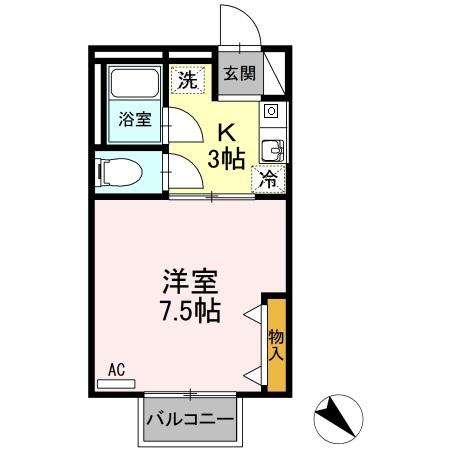 1階の間取り図