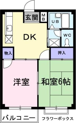 2階の間取り図