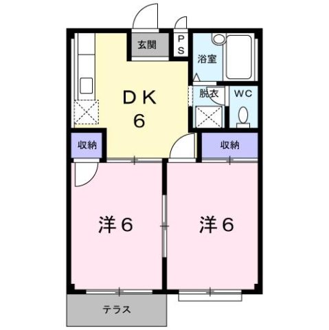 1階の間取り図