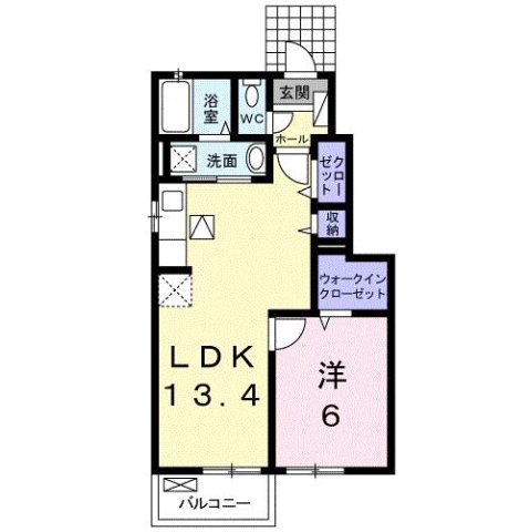 1階の間取り図