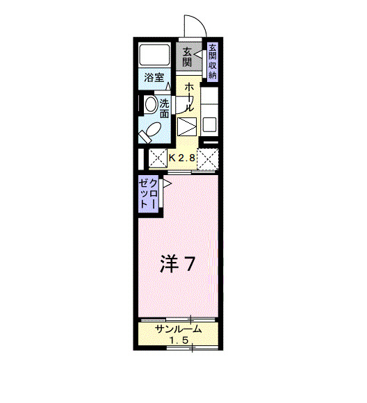 1階の間取り図
