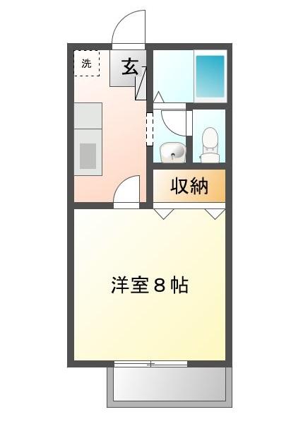 2階の間取り図