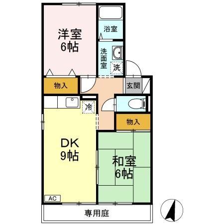 1階の間取り図