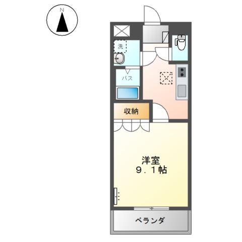 1階の間取り図