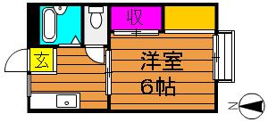 2階の間取り図