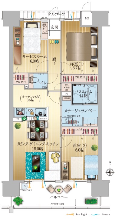 間取図