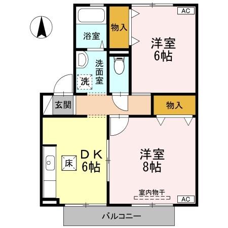 1階の間取り図