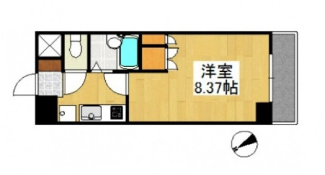 2階の間取り図