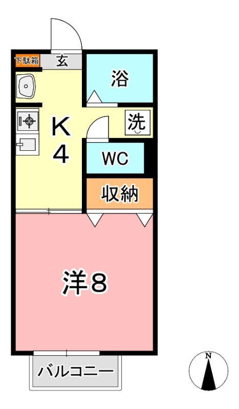 2階の間取り図